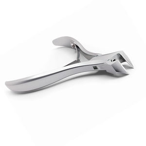 Coupe-ongles professionnel en acier inoxydable à double ressort pour ongles incarnés Logo de beauté lame incurvée pour bébés - Product Image 3