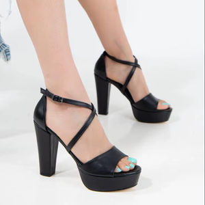 Women's Classic Stiletto Heel <b>Shoes</b> Pointed Toe <b>Rhinestone</b> Decoration 9 CM for 36-40 you made in Turkiye - Product Image 1