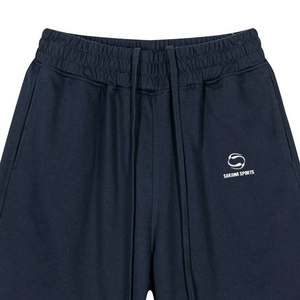 OEM Streetwear 100% Cotton Fleece Custom Logo <b>Men</b> Gym <b>Shorts</b> 5 Inch Workout <b>Sports</b> Running <b>Men's</b> Sweat <b>Shorts</b> - Product Image 5