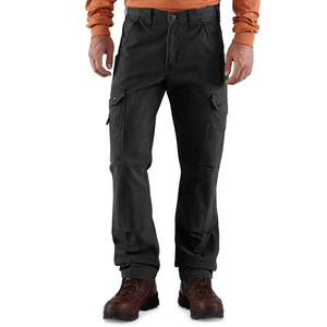 Venta caliente Popular Work Jeans para hombres Diseño de doble rodilla con bolsillo para teléfono celular Pantalones de trabajo para hombres Hecho en INDIA - Product Image 3