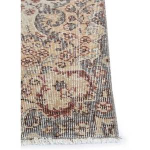 Alfombra de Lana Anudada a Mano, Color Beige Marrón Vintage, para Uso Doméstico, Sala de Estar, Pasillo, Entrada, Dormitorio Juvenil, Diseño de Medallón Rectangular - Product Image 4