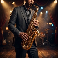 SP3043G General Grade Curved Body Yellow Brass Professional BB Tone Soprano Saxophone with Premium case