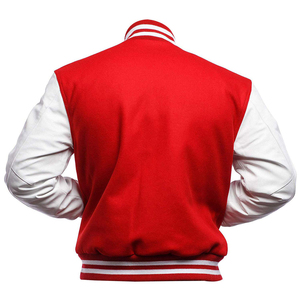 Impression personnalisée à manches longues pour hommes 100% Laine Baseball Letterman Vestes pour hommes Chenille Patchs Logo personnalisé Veste de conception - Product Image 6