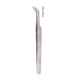 Pincettes d'extension de cils couleur argent à motifs différents - Product Image 2