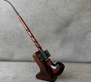 Elegante Pipa de Madera Moderna para Fumar Cigarros, Tallada a Mano, Ecológica, Reutilizable, Artículo de Regalo para Tabaco - Product Image 2