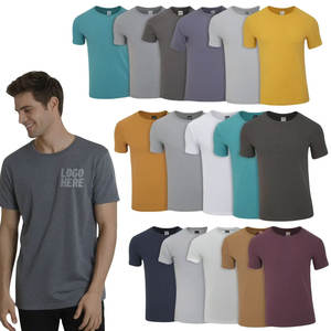 Chemise athlétique à manches courtes et coupe ajustée pour hommes, vêtements d'entraînement respirants à séchage rapide 100% coton - Product Image 5