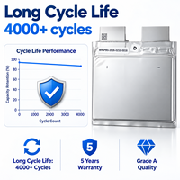 3,2V 20Ah LiFePO4 Pouch-Zelle 600A Hochleistungs-Ultra-Dünnes Softpack Lithium-Akku für E-Bike, Roller, Elektrowerkzeuge, 4000 Zyklen