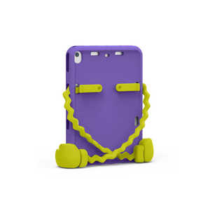 Étui en silicone violet Netzy 2021 pour iPad 10.2 (9e génération), étui de protection robuste antichoc en EVA, matériau PC de 10,5 pouces pour la fonction veille - Product Image 1