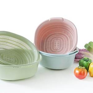 Plastic Kitchen <b>Organizer</b> Set Refrigerator Drain Basket Fruits Vegetables Food Storage Storing Veggies Fruit - Product Image 5