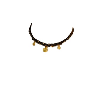 Trendy Unique Macrame Necklace for Ladies and Girls Handmade Gemstone Pendant Labradorite choker, Moonstone pearl necklace - Product Image 1