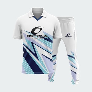 Conjunto de Camiseta y Pantalones de Cricket de Manga Corta para Hombre, Superventas, Uniforme de Sublimación Totalmente Personalizado para Adultos, Tallas Personalizadas - Product Image 1