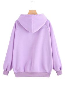 Nueva ropa informal personalizada, sudaderas con capucha lisas de ajuste suelto con servicios OEM de diseño totalmente personalizados con poliéster 100% transpirable - Product Image 5