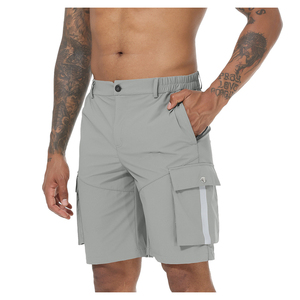 Top Quality <b>Men's</b> <b>3</b>/<b>4</b> Joggers Pants Slim Fit Training Workout Gym <b>Shorts</b> with Zipper Pocket Customize <b>Shorts</b> OEM Supplier - Product Image 5