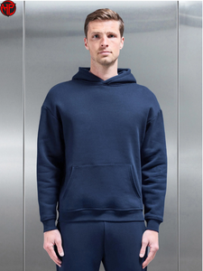 ชุดวอร์มผ้าฝ้าย 100% แบบยูนิเซ็กซ์ สกรีนลายได้ตามต้องการ ชุดออกกำลังกายฤดูร้อนสำหรับผู้ชาย พร้อมเสื้อฮู้ดและกางเกง - Product Image 2