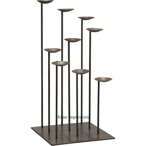 Vente chaude Usine Fourniture Directe En Aluminium Coulé De Haute Qualité Plaqué Or De Haute Qualité Qualité Décoration De Mariage Harlow Stand - Product Image 4