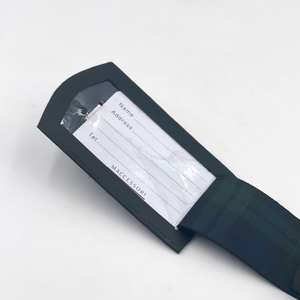 Étiquette de bagage en cuir personnalisée de luxe avec logo étiquettes de bagage de voyage de compagnies aériennes vierges étiquettes de bagage de luxe en vrac LLT-0041F - Product Image 3