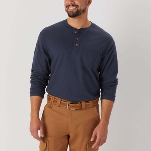 Men's <b>Waffle</b> Thermal Henley <b>Shirt</b> Warm and Comfortable for Cold Weather - Product Image 2
