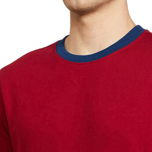 Sudadera Térmica de Algodón Rojo, Transpirable, de Forro Polar, Secado Rápido, Color Sólido, para Hombre - Product Image 6