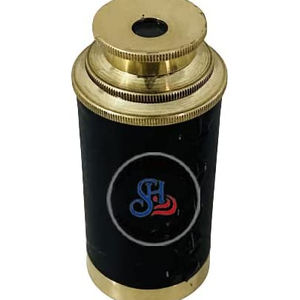 Télescope nautique en laiton de 6 pouces, télescope de poche antique en cuir noir pour la décoration de la maison - Product Image 5