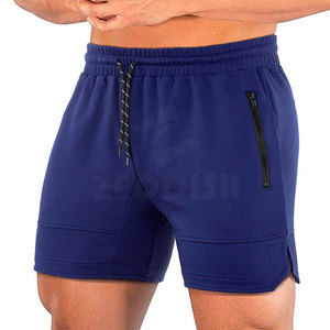 Shorts de sport mi-longs pour hommes, taille élastique, haute qualité, style sportif, motif uni, séchage rapide, respirant, pour fitness et jogging, prix de gros - Product Image 2