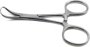 Backhaus, instrumento veterinario Manual de acero inoxidable de 3,5 pulgadas, fórceps, abrazadera de toalla para herramienta quirúrgica, cortinas de seguridad, tejidos - Product Image 6