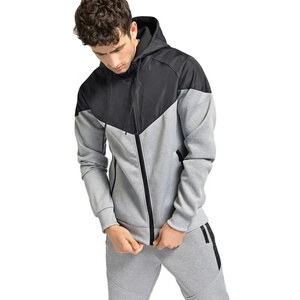 Survêtement d'entraînement 2 pièces élégant de haute qualité pour hommes Logo personnalisé Polaire d'hiver Fitness Streetwear Grande taille Écologique Décontracté - Product Image 6