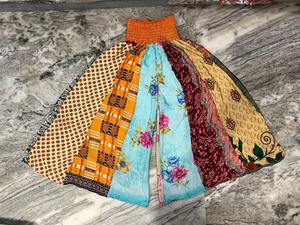 Prix de gros soie patch couche palazo pantalon boho hippie soie unisexe pantalon taille libre pantalon - Product Image 4