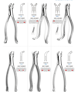 Pinces d'extraction dentaires pour adultes de haute qualité en acier inoxydable 10 pièces ensemble complet/ensemble complet de pinces dentaires pour adultes - Product Image 6