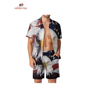 Vente en gros de nouvelles arrivées d'été logo personnalisé impression numérique de haute qualité prix bon marché ensemble d'uniformes américains - Product Image 6