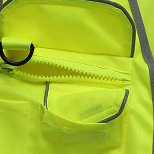 Chaleco de Seguridad de Alta Visibilidad ANSI Clase 2, Impermeable, Reflectante, para Trabajos en Carretera - Product Image 4