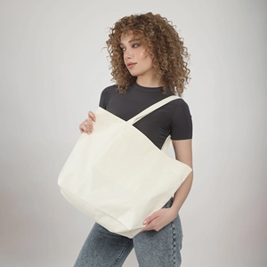 Natural Blank Custom Cotton Canvas Tote Bag Reusable Shopping Grocery Travel Office Work Laptop Carry Tote Bag With Custom Logo - Product Image 2