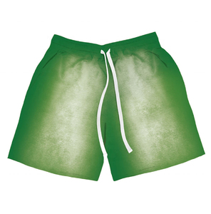 กางเกงขาสั้นผ้ายีนส์สำหรับผู้ชายแบบวินเทจซีดจางลายแดดสำหรับใส่ไปยิมฤดูร้อน - Product Image 4