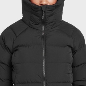 Veste d'hiver matelassée en peau de mouton brodée pour femmes de marque, coupe régulière, coupe-vent, manches longues en coton - Product Image 2