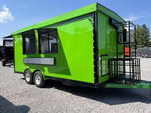 2024 TA 8.5x18 Mobile Food Vending Trailer Entièrement Équipé pour Snacks Hotdogs Bonbons Chips Crème Glacée - Product Image 4