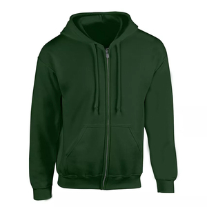Sudadera con capucha para hombre 2026, corte ajustado, cremallera completa, ligera, con estampado por transferencia térmica, logotipo personalizable, tallas XS-6XL, opciones de teñido liso y efecto abullonado. - Product Image 5