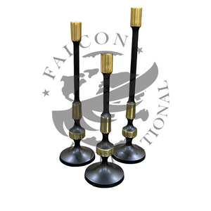 รูปปั้นอะลูมิเนียมแข็งดีไซน์แบบทำมือรูปปั้นโลหะตกแต่งทองโบราณพร้อมฐานสี่เหลี่ยม - Product Image 6