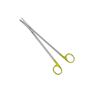 Tijeras Metzenbaum (TC) usadas en el hospital, fuente de alimentación manual de acero inoxidable chapado en oro medio, diferentes tamaños disponibles - Product Image 4