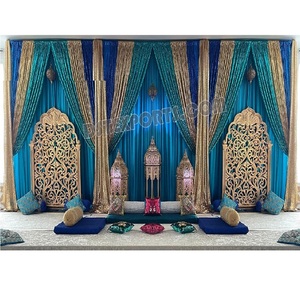Fusion Wedding <b>Mehndi</b> Ceremony Stage Props & <b>Decor</b> Pakistani Wedding Sangeet Stage <b>Decor</b> Asian Wedding <b>Mehndi</b> <b>Decor</b> Props USA - Product Image 1