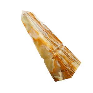 Obelisco de mármol de ónix verde, obeliscos de ónix mexicano genuino, torre de mármol de pisapapeles vintage - Product Image 3