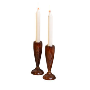 Ensemble de bougeoirs en bois 3 pièces de haute qualité pour la décoration intérieure pour les fêtes de mariage d'anniversaire de Noël en vente! - Product Image 6
