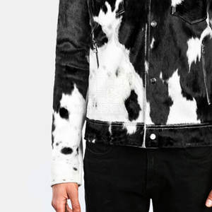 แจ็กเก็ตหนังวัวสำหรับผู้ชายเสื้อแจ็กเก็ตหนังวัวสำหรับฤดูหนาวดีไซน์ตามสั่ง - Product Image 4