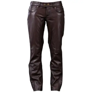 Pantalones de Carreras Transpirables de Cuero Vacuno con Estilo, de Secado Rápido, para Hombre y Mujer, Personalizables, Cintura Elástica, Bordados, Hechos en Pakistán - Product Image 1