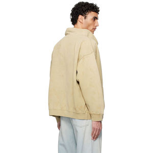 Sweat à capuche surdimensionné en molleton de coton personnalisé OEM avec cordon de serrage, coupe classique, design en strass, hiver, écologique pour hommes - Product Image 2