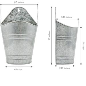 Jardinière avec support plaqué antique et enduit de poudre Pots de fleurs et jardinières de jardin intérieur et extérieur pour la décoration de la maison - Product Image 2