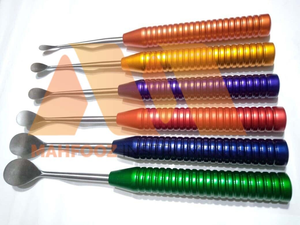 Juego de Instrumentos Quirúrgicos Ortopédicos Cobb Elevator Set para Columna Vertebral, 6 Piezas, Color Arcoíris - Product Image 4