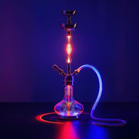 Chicha portable haut de gamme en aluminium durable avec logo personnalisé, technique miroir, nouveau style, prix compétitifs FALAH HH 08
