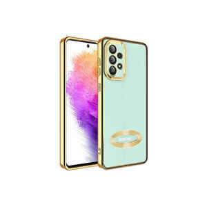 Coque de luxe en silicone Netzy SAFA Omega pour Samsung Galaxy A33 5G avec protection de l'appareil photo et découpe de logo, compatible A53 A34 A24 A71 A55 - Product Image 1