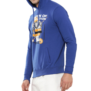 Sweat à capuche homme personnalisé haute qualité 100% coton meilleur tissu pour l'hiver-impression numérique polyester couleur unie - Product Image 2
