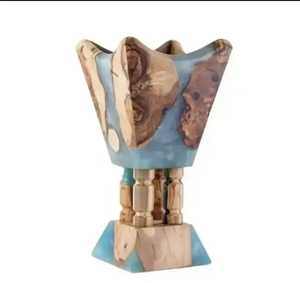 Brûleur d'encens en bois d'acacia Bakhoor Cadeau spécial religieux Eid Ramadan Écologique Vente chaude - Product Image 4