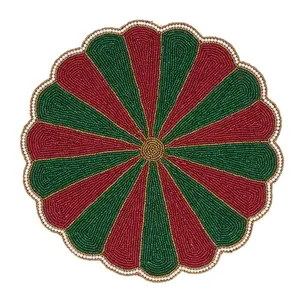 Manteles Individuales Decorativos Modernos Hechos a Mano con Cuentas Circulares, Atractivos para el Hogar, Fabricante Mayorista de Accesorios para Mesa - Product Image 1